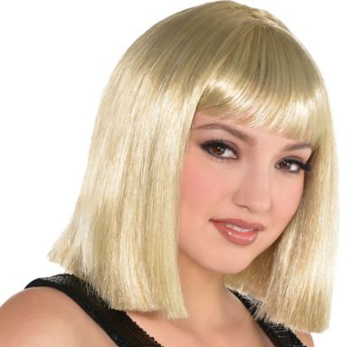 blond bob wig