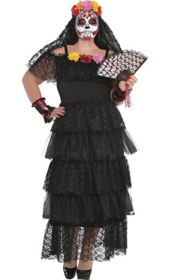 day of the dead fancy dress plus size