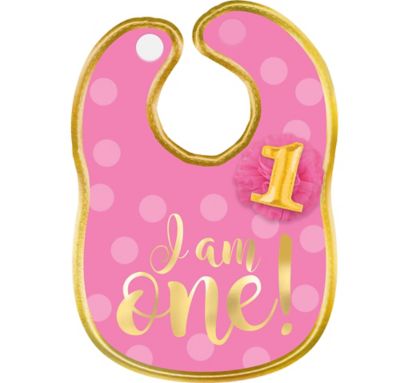1st birthday bib