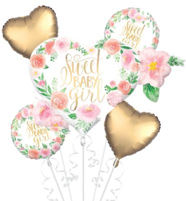 card factory baby girl balloons