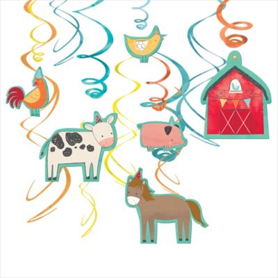 Friendly Farm Scene Setter With Photo Booth Props Party City