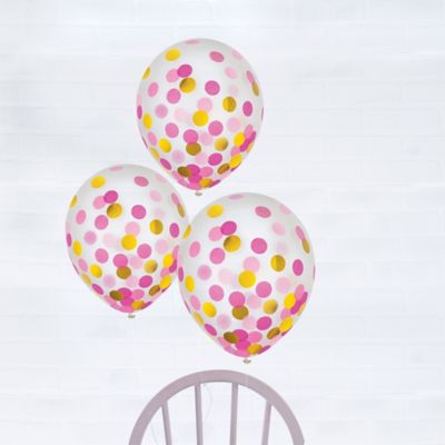 Pink Pearl Balloons 15ct Party City