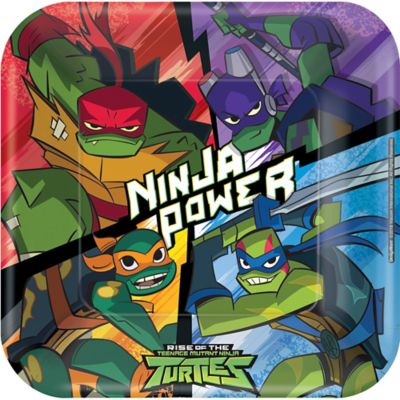 Rise Of The Teenage Mutant Ninja Turtles Swirl Decorations 12ct