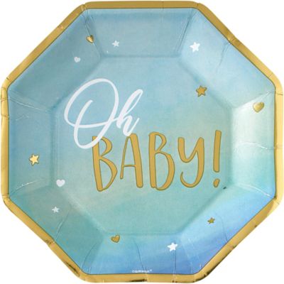 baby blue tableware