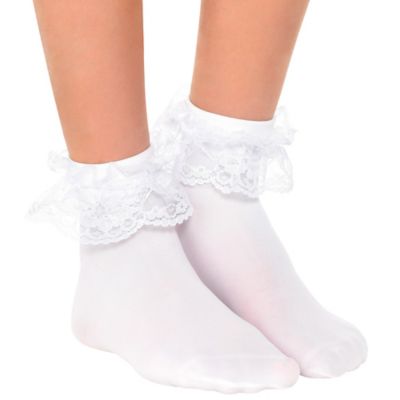 ivory lace socks for toddlers
