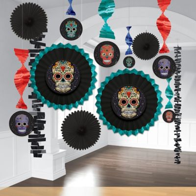 Day Of The Dead Sugar Skull Balloon 18in X 24in Party City