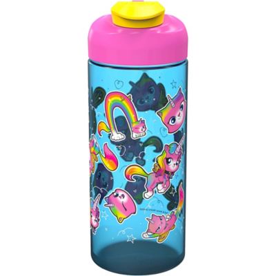 Download Rainbow Butterfly Unicorn Kitty Water Bottle 16 5oz Party City PSD Mockup Templates