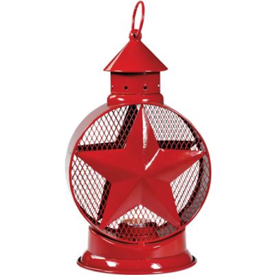 Red Star Lantern Tealight Candle Holder