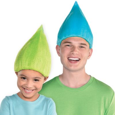 blue troll wig