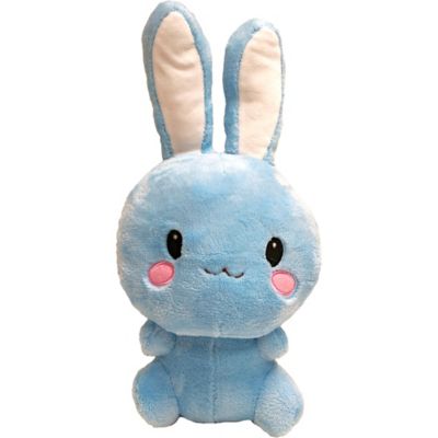 blue stuffed bunny