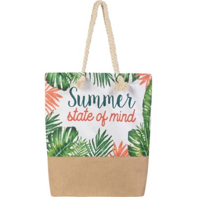 tropical tote bag