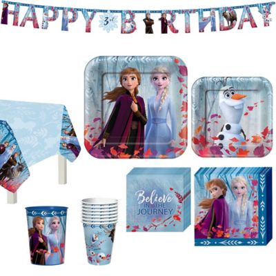 Frozen 2 Tableware Kit for 8 Guests Birthday Party Supplies