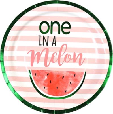 watermelon plates and napkins