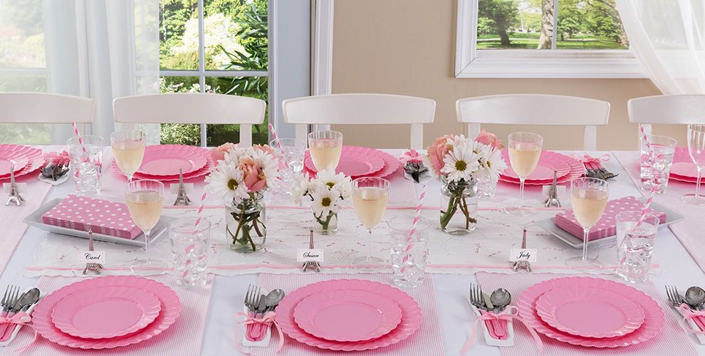 Pink Tableware - Pink Party Supplies | Party City