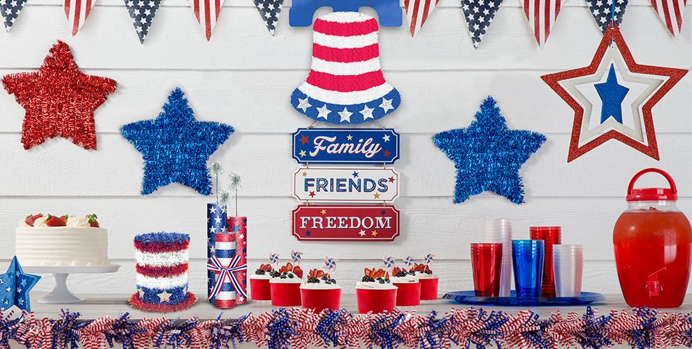  4th  of July  Decorations  Decor  Party  City