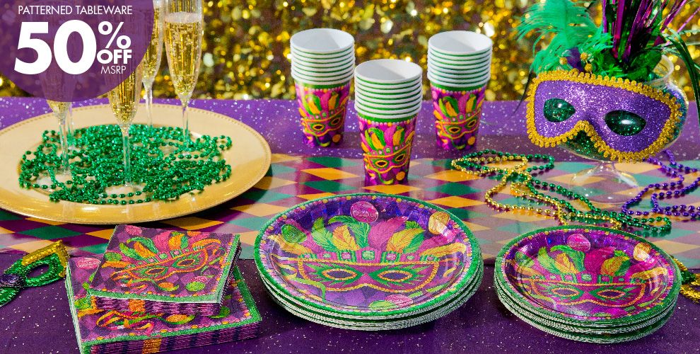 Masquerade Mardi Gras Party Supplies | Party City