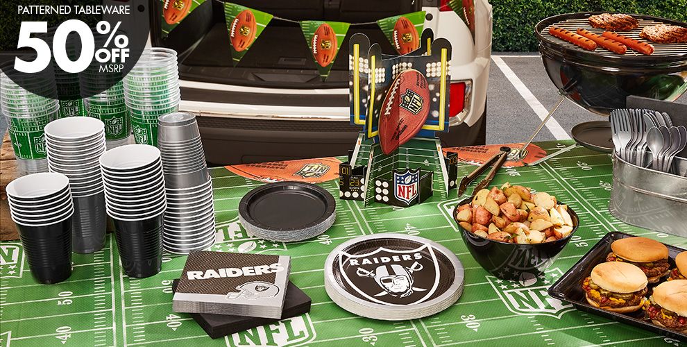 Nfl Oakland Raiders Party Supplies Party City