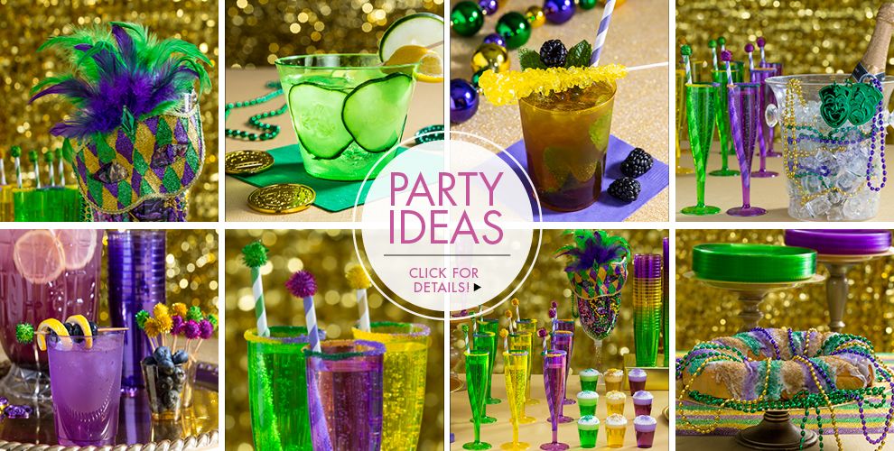  Mardi Gras  Plastic Party  Supplies  Party  City 