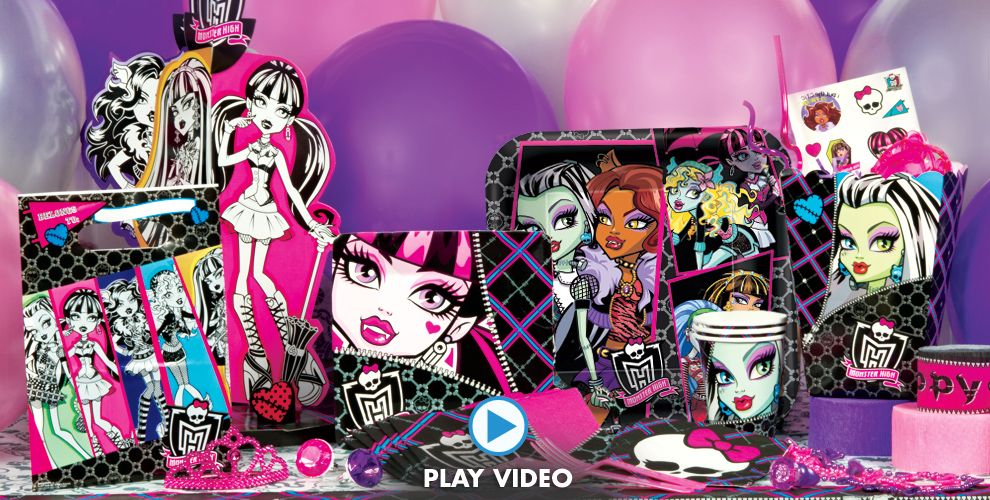 Monster High Party Supplies Monster High Birthday Ideas