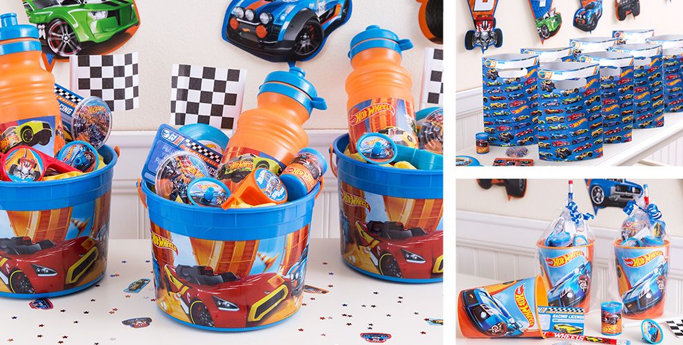 Hot Wheels Party Favors - Tattoos, Wristbands, Toy Cars & More | Party City