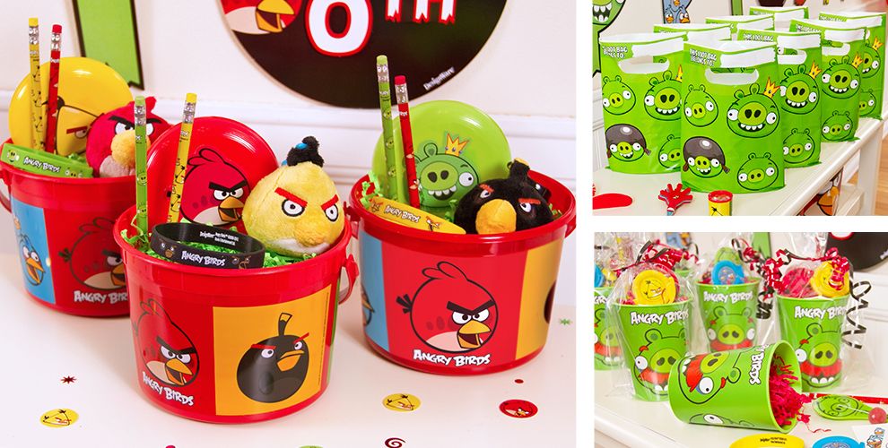 Angry Birds Party Favors Candy, Tattoos, Wristbands, Toys & More