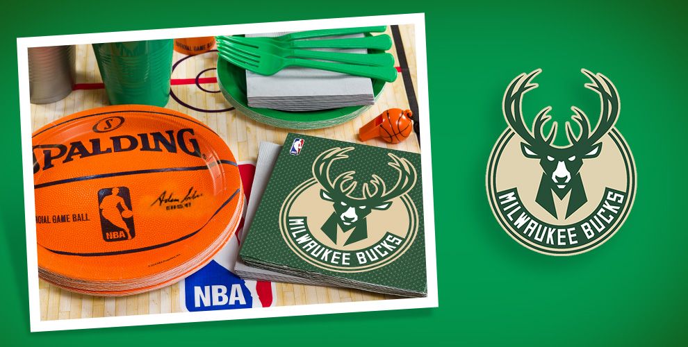 NBA Milwaukee Bucks Party Supplies Party City