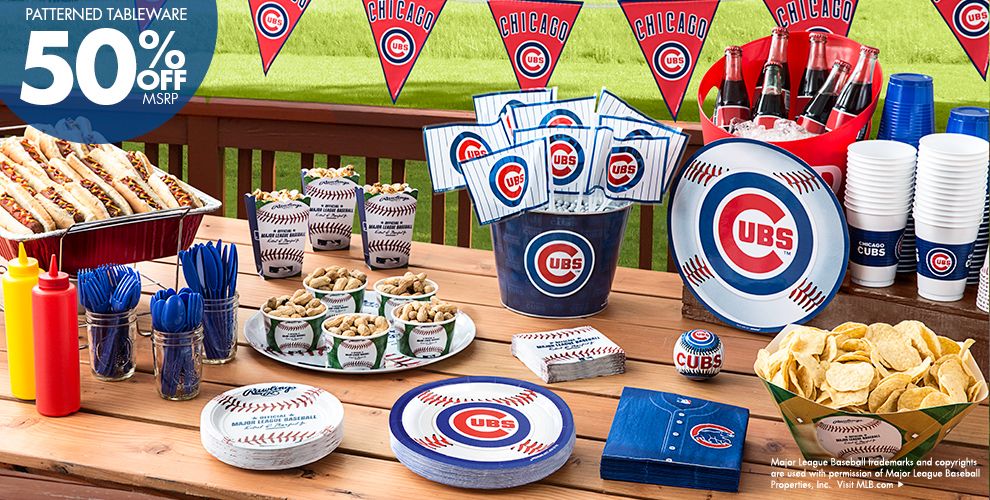 MLB Chicago Cubs Party Supplies Party City