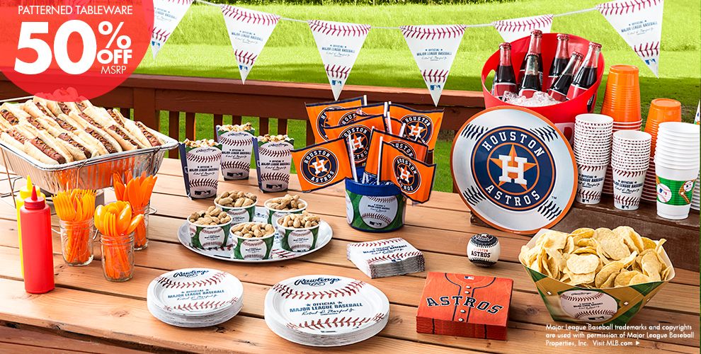 MLB Houston  Astros Party  Supplies  Party  City