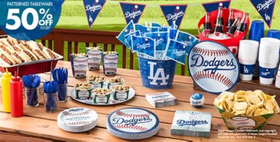 MLB Los Angeles Dodgers Party Supplies | Party City