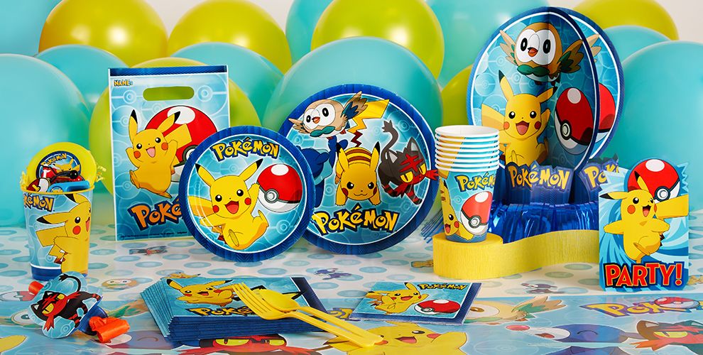 Pokemon Party Supplies - Pokemon Birthday | Party City