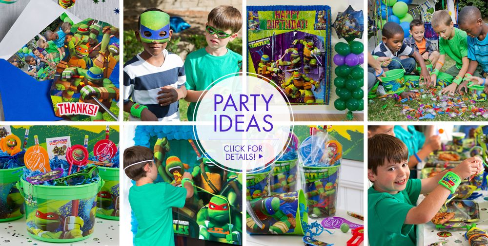 Teenage Mutant Ninja Turtles Party Pinterest