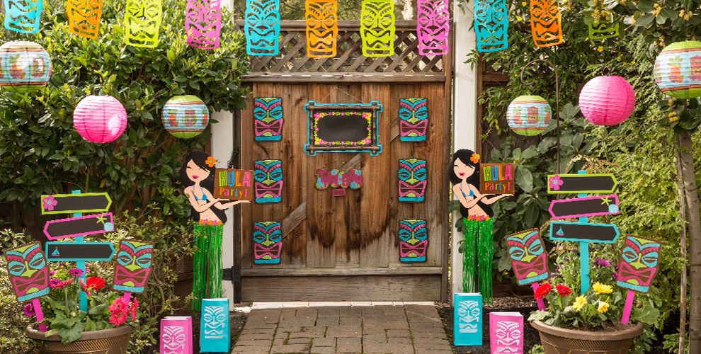 Tiki Party Theme - Tiki Party Supplies & Decorations | Party City