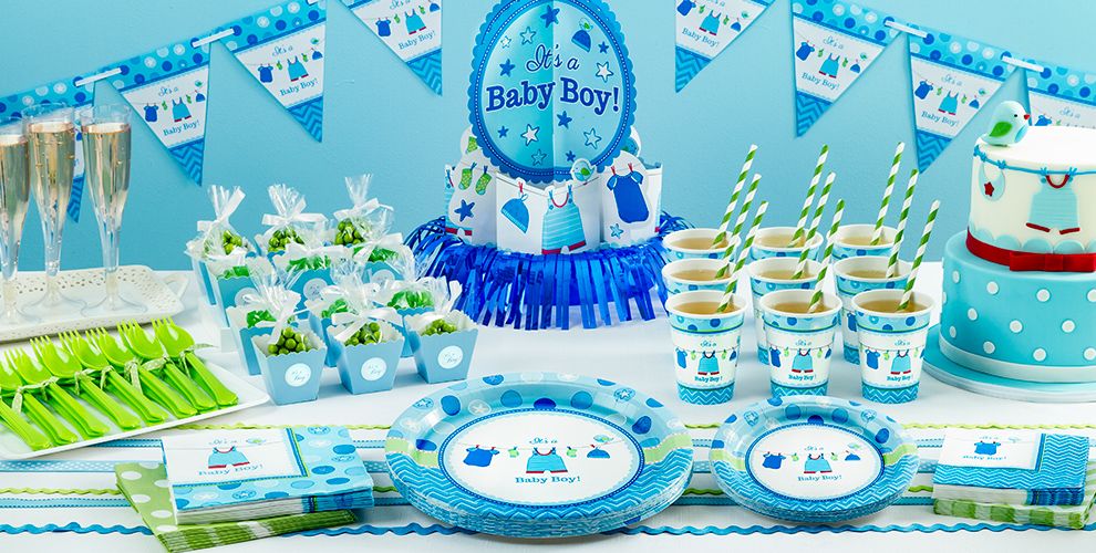 It s a Boy  Baby Shower Party  Supplies  Party  City 