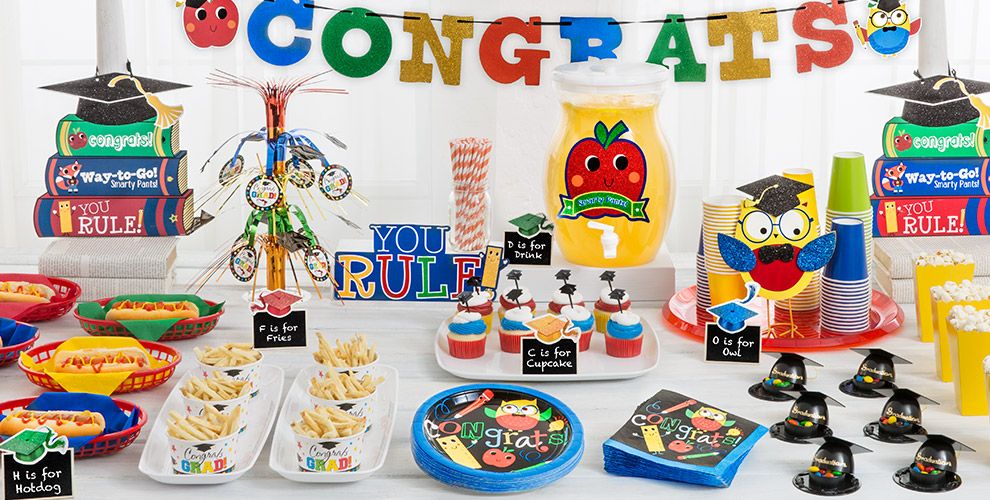 Schoolhouse Chalkboard Graduation Party Supplies | Party City