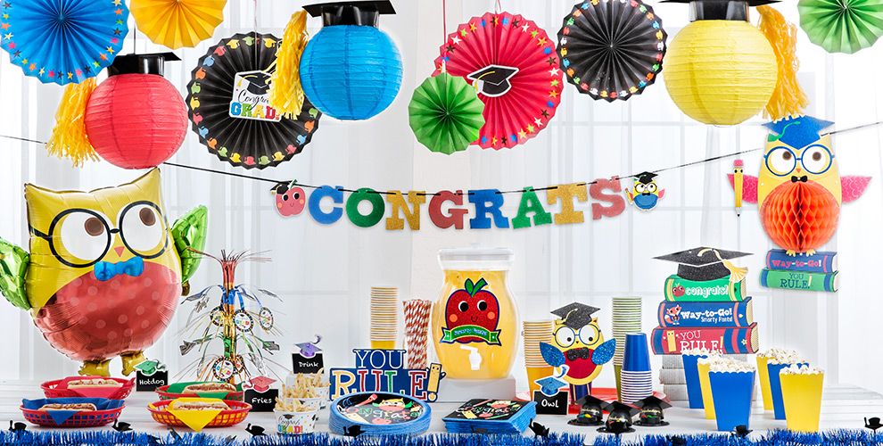 Schoolhouse Chalkboard Graduation  Party  Supplies  Party  City 