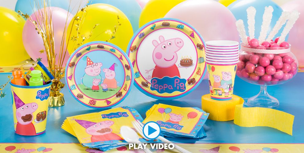  Peppa  Pig  Party  Supplies  Peppa  Pig  Birthday  Party  City