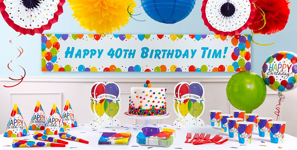 Balloon Bash Birthday  Party  Supplies  Party  City 