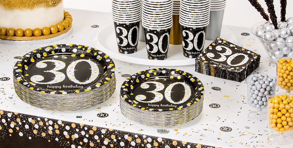 Sparkling Celebration 30th  Birthday  Party  Supplies  Party  