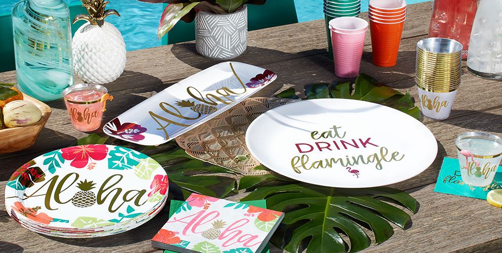 Summer Drinkware & Serveware Party City