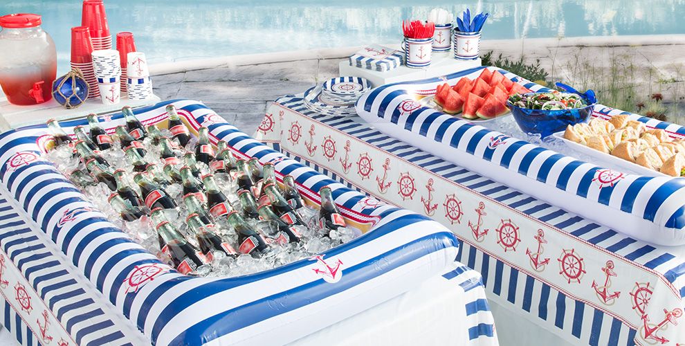 Striped Nautical Theme Party | Party City