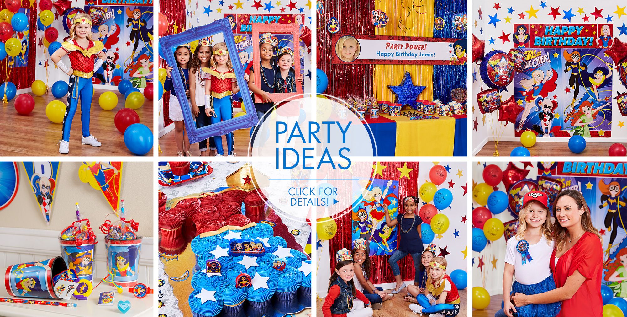 DC Super Hero Girls Party Supplies Wonder Woman Supergirl