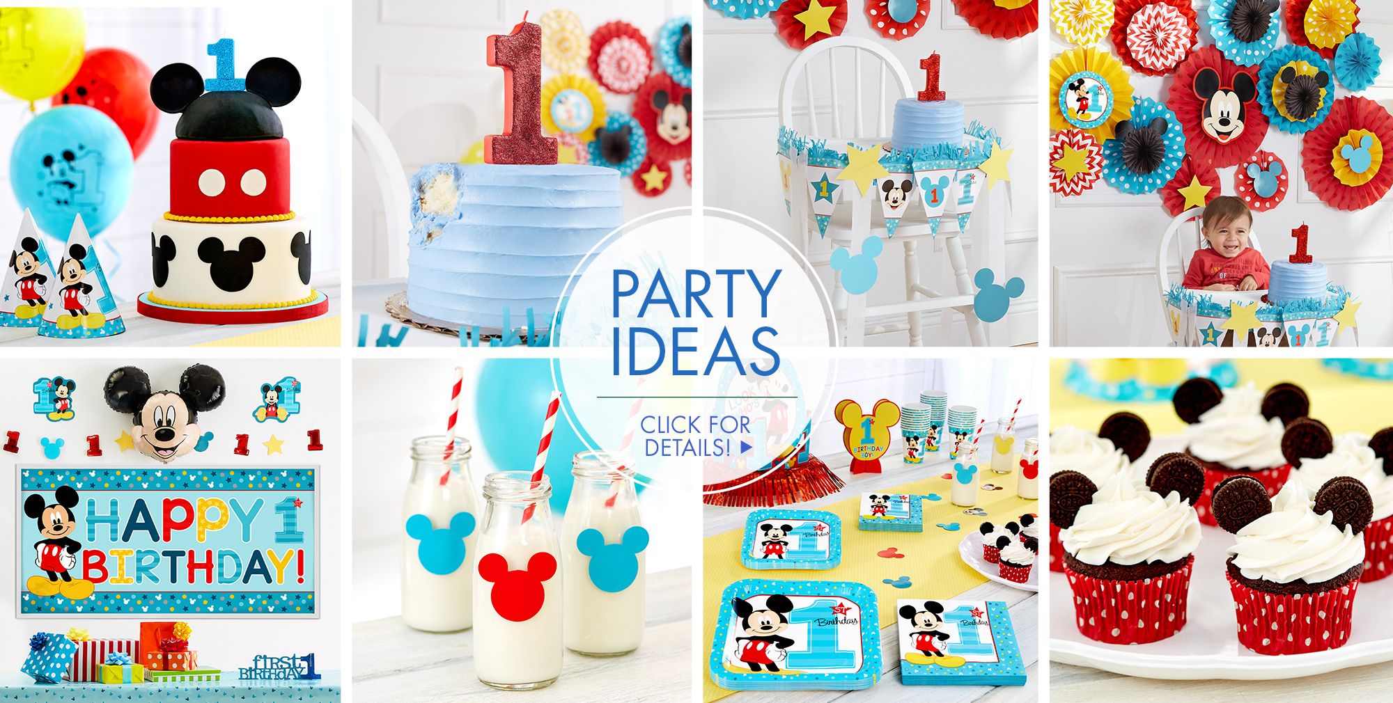 Mickey Mouse 1st  Birthday  Party  Supplies  Party  City 