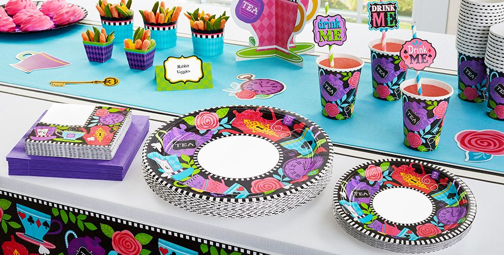 Mad Tea  Party  Supplies  Party  City 