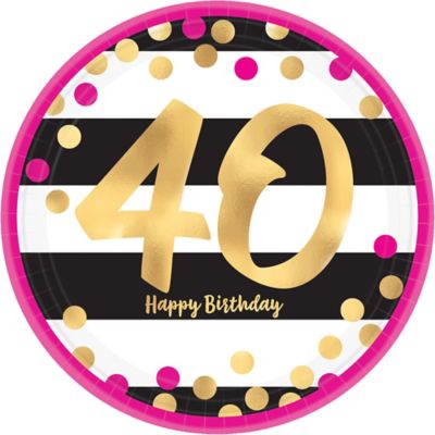 40th Birthday Party Supplies Decorations Ideas Party City