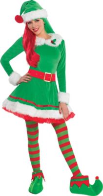 green santa costume