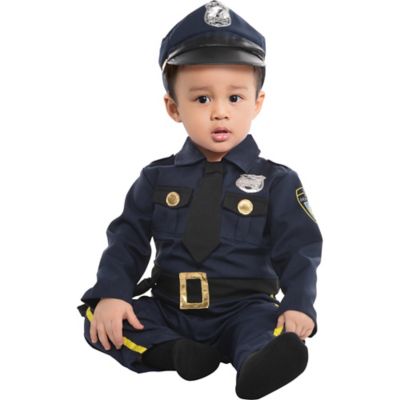 infant police officer costume