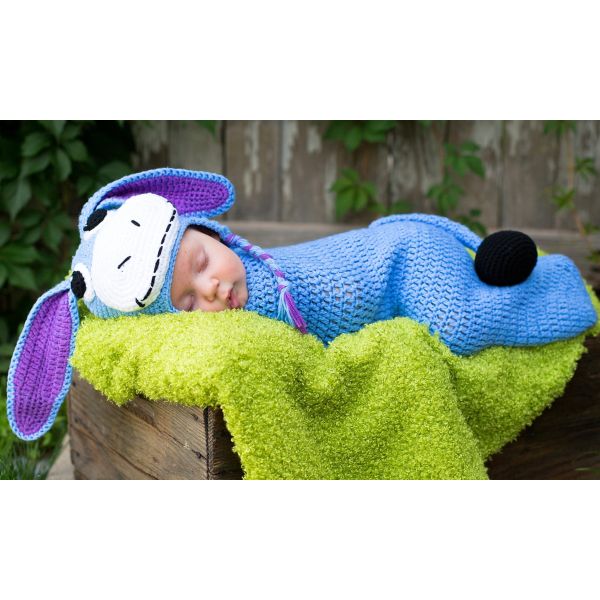 Baby Crochet Cocoon Donkey Costume