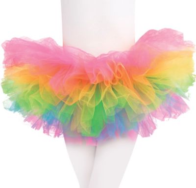 rainbow tutu skirt party city