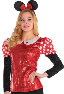 minnie mouse sequin shirt