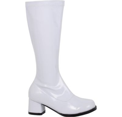 girls white boots